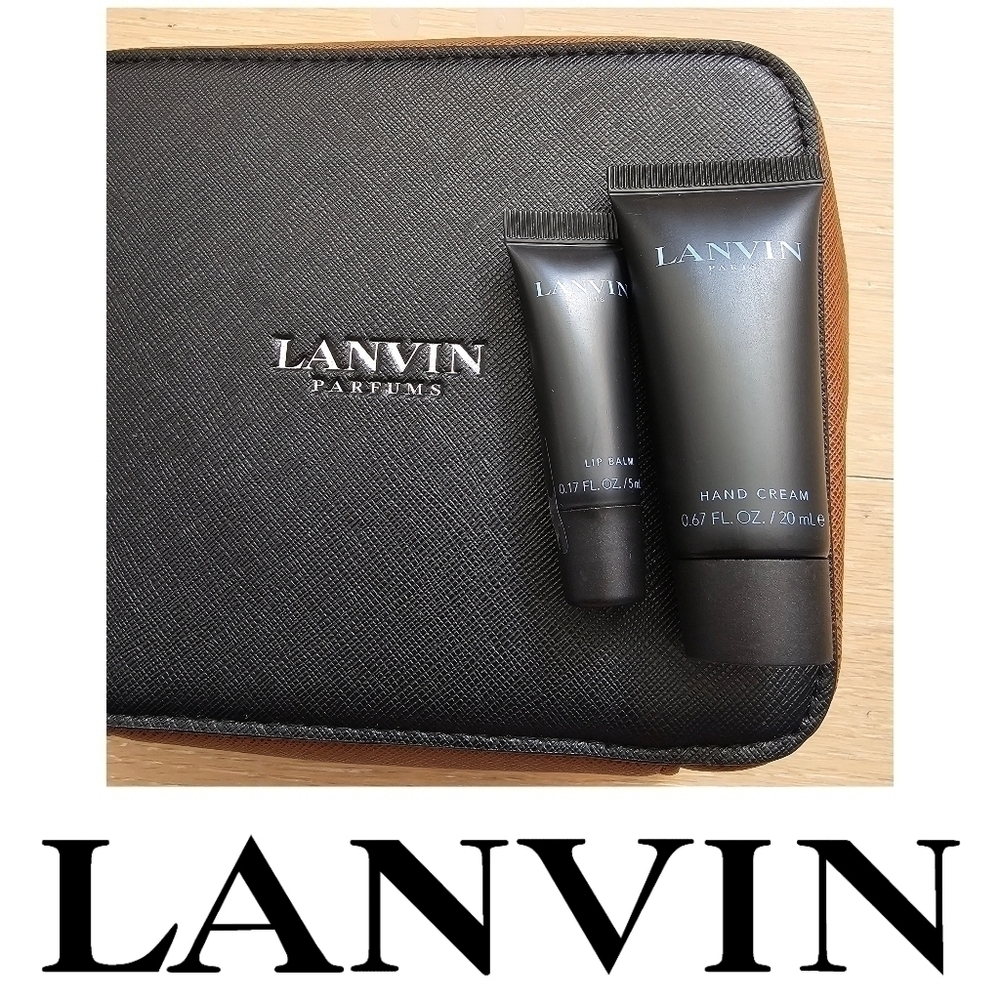LANVIN x Turkish Airlines Travel amenities kit NWT